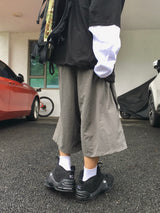 Roin Rivet Nylon Bermuda Pants 3C