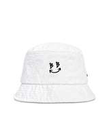 BBD Smile Logo Denim Bucket Hat (White)
