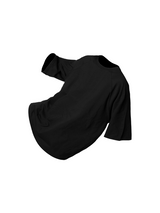 RELABEL Skin Friendly High-Density Combed Pure Cotton Double Seam Running Line Shoulder Bottom Shirt Short Sleeved T-shirt