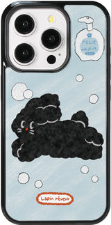 FLUFFY RABBIT MAGSAFE PHONE CASE