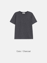 [1+1] LMN Vネッククロップドマッスルフィットショートスリーブ (5 colors)