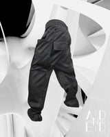 BIKER SNAP TRACK PANTS_BLACK