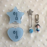 Youth Spirit Power Sky Blue Star Heart Acrylic Smart Tok (MacSafe compatible)