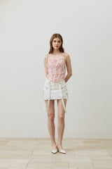 BELLA MINI SKIRT PANTS / WHITE