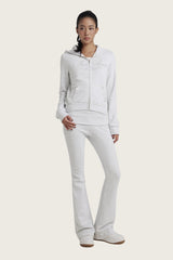 Sheer Romance Folded Pants, Gray