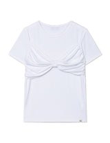 リボンTシャツ(WHITE)