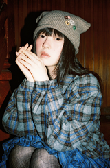 Twister Star Button Beanie - Brown    