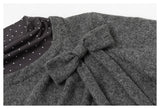 Grunge Layered Polka Dot Sweatshirt