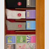 Cross logo socks Black