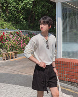 Maro Belted Half Pants
