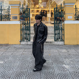 Mark Pocket Short Leather Jacket