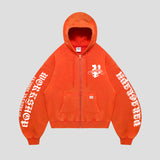 PARAGRAPH WORK SHOP ZIP HOODIE