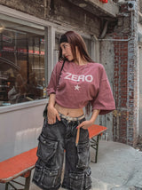 ゼロピグメントオーバーサイズ半袖Tシャツ