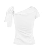 エルシャリボンポイントTシャツ