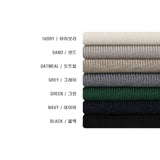 LMN ロニーウォッシャブルオーバーサイズフィットハイネックタートルネックハーフジップアップニットウェア (7 colors)