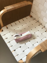 Clam ラウンドペンケース _ Corduroy warm pink