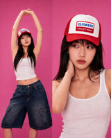 ヴィンテージパッチメッシュキャップ(RED)