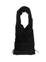 Desert Cowl Neck Hooded Drape Top