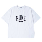 HUKE ロゴスケート半袖シャツ (ホワイト)