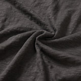 クリースハーフTシャツ / チャコール