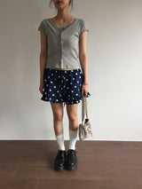Mer knit short sleeve  (4color)