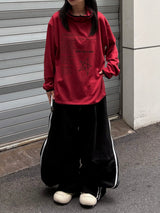 vision high neck hoodie