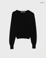 [MADE] スムースコットンVネックニット (Cotton 85%)