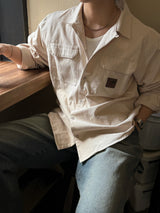 Double pocket patch shirt