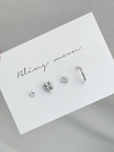 [4 set] four leaf clover piercing set
