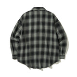 (DUC) Logo ombre checkshirt Black