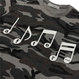 ミュージックノートT (CAMO CHARCOAL)