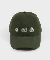 Newvy ロゴ ピーチ ボールキャップ (ディープグリーン)