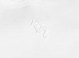 TZ MボスドロゴオーバーサイズTシャツ - WHITE