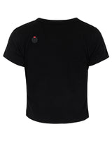 Mwoong Basic Crop T-shirts(BLACK)