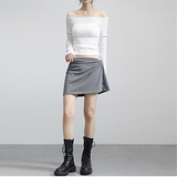 Kate hole string skirt