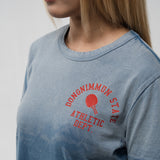 1/2 オーセンティックテーブルテニスクルーTシャツ (ライトインディゴ)