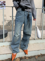 ラスク ワイドジーンズ