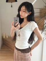 Part Ribbed T