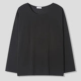 [1+1] Nuke Basic U-Neck Long Sleeve T-Shirt