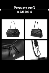 “LONGYEARBYEN” Dual Zipper Underarm Bag