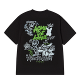 25SS ALIEN UNIVERSE SHORT SLEEVE T-SHIRT BLACK
