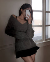 Pellong flared mini skirt (including underpants)