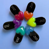 Heart candy hair pin (6color)