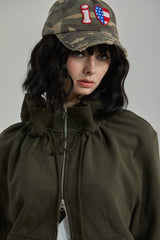 LEADER ZIP-UP -KHAKI