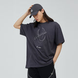 クロームロゴTシャツ チャコール