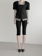 Lay See-through Embossed Lace Cardigan