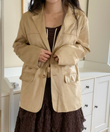 Autumn Suede Collar Jacket