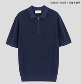 Jake Silket Hachi Half Zip-up Short Sleeve Knit