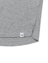プラケット リブド ティーシャツ(GREY)