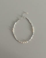 Sparkle pearl bracelet (silver)